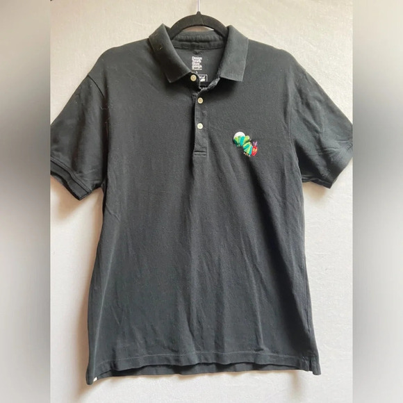 Eric Carle embroidered polo shirt Sz L ( fits more like a  M) - Picture 1 of 8